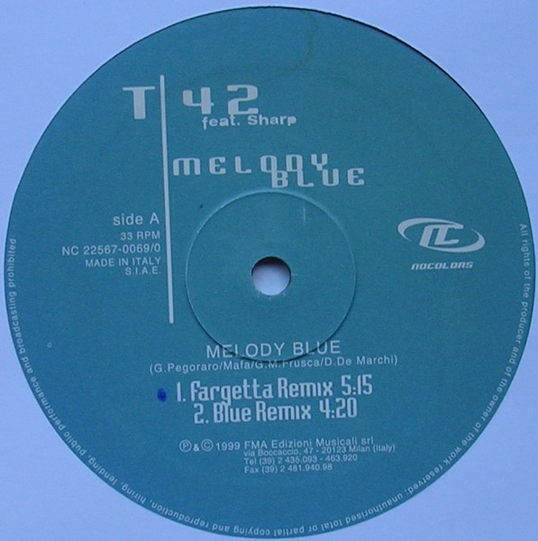 T 42 feat. SHARP - MELODY BLUE
