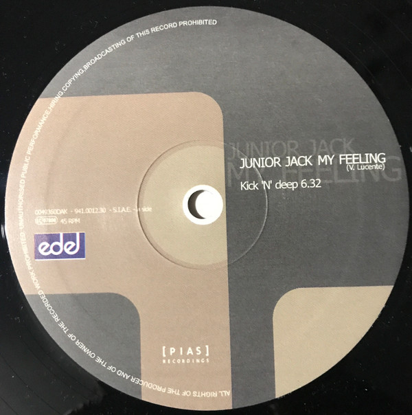 JUNIOR JACK - MY FEELING