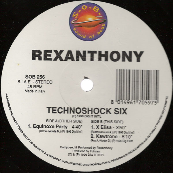 REXANTHONY - TECHNOSHOCK SIX/Z
