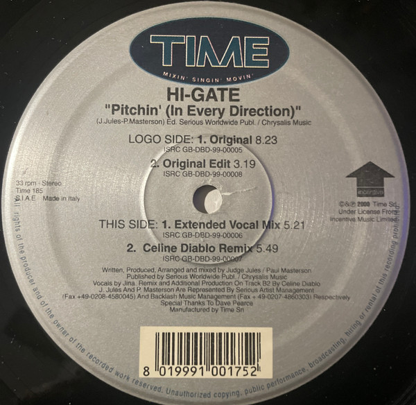 HI-GATE - PITCHIN| (IN EVERY DIRECTION)