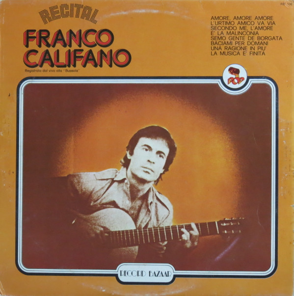 FRANCO CALIFANO - RECITAL (LP)
