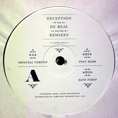 TIM XAVIER - DECEPTION DE REAL (RMX)