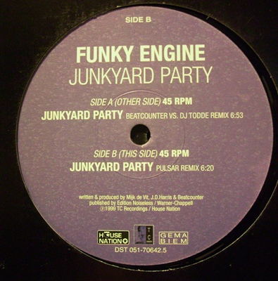 FUNKY ENGINE - JUNKYARD PARTY