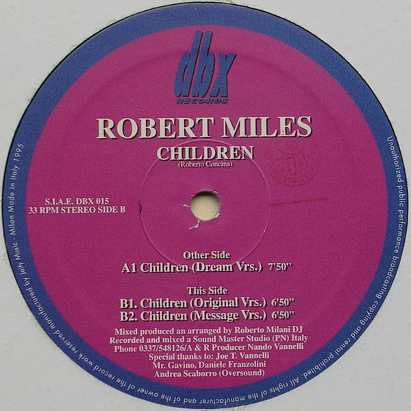 ROBERT MILES - CHILDREN