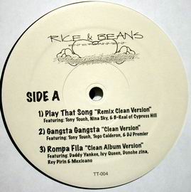RICE & BEANS FEAT. TONY TOUCH, NINA SKY, B-REAL - EP