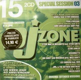 DJ ZONE 15 - SPECIAL SESSION 03 VARIOUS ARTIST (CD)