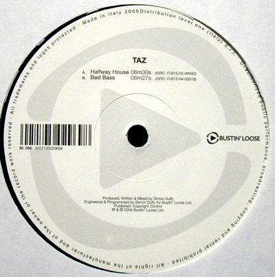 TAZ - HALFWAY HOUSE / BAD BASS