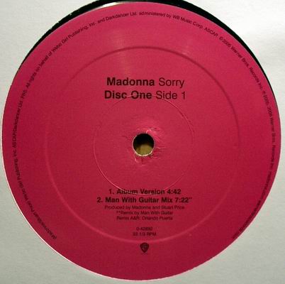 MADONNA - SORRY (DP US)