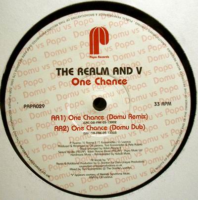 THE REALM AND V - ONE CHANCE (RMX)