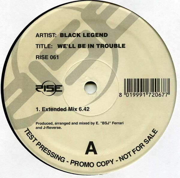BLACK LEGEND - YOU SEE THE TROUBLE WITH ME