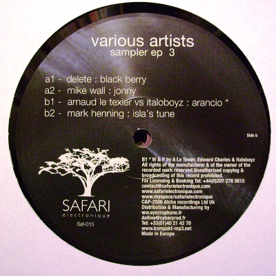 SAMPLER EP 3 - VARIOUS ARTIST