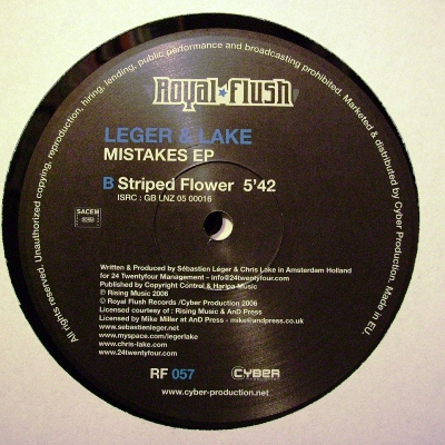 LEGER & LAKE - MISTAKES EP (RMX)