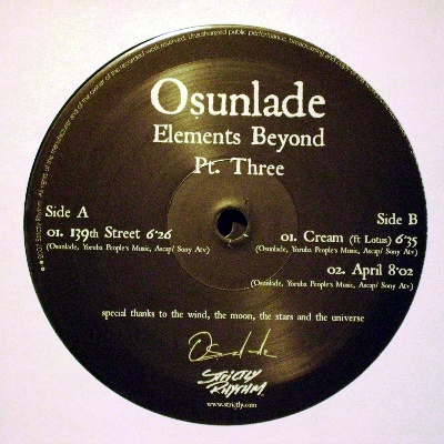 OSUNLADE - ELEMENTS BEYOND PT. THREE