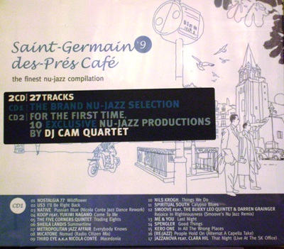 SAINT-GERMAIN DES PRES CAFE| - VOLUME 9 VARIOUS ARTIST (DP CD)