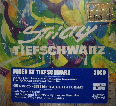 STRICTLY TIEFSCHWARZ - VARIOUS ARTIST (3 CD)