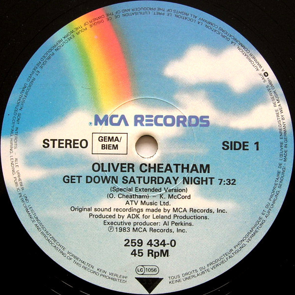 OLIVER CHEATHAM - GET DOWN SATURDAY NIGHT