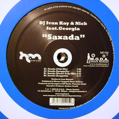 DJ IVAN KAY & NICK FEAT. GEORGIA - SAXADA