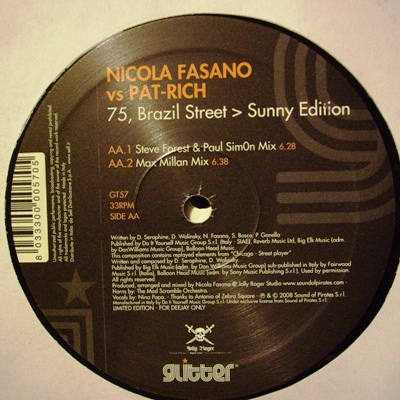 NICOLA FASANO VS PAT-RICH - 75, BRAZIL STREET (VOCAL MIX)