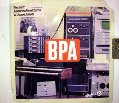 THE BPA FT DAVID BYRNE & DIZZEE RASCAL - TOE JAM (CD|S)