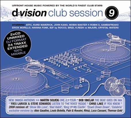 D-VISION CLUB SESSION VOL.9 - VARIOUS ARTIST (2 CD)