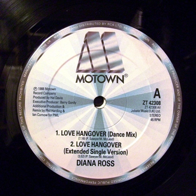 DIANA ROSS - LOVE HANGOVER |88 RMX