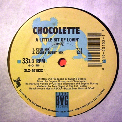 CHOCOLETTE - A LITTLE BIT OF LOVIN|