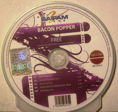 BACON POPPER - FREE (2009 RMX) (CD|S)