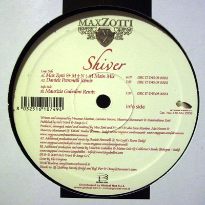 MAX ZOTTI - SHIVER
