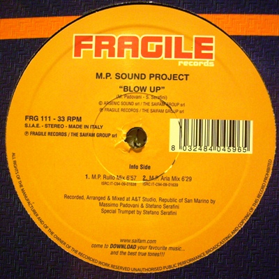 M. P. SOUND PROJECT VS NO-LOOK - IN YOUR EYES/BLOW UP