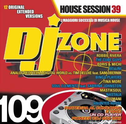 DJ ZONE 109 - HOUSE SESSION 39 VARIOUS ARTIST (CD)