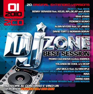 DJ ZONE BEST SESSION 01/2010 - VARIOUS ARTIST (2 CD)