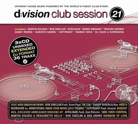 D-VISION CLUB SESSION VOL.21 - VARIOUS ARTIST (3 CD)