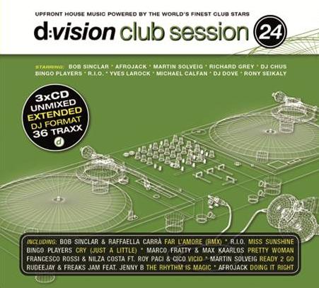 D-VISION CLUB SESSION VOL.24 - VARIOUS ARTIST (3 CD)