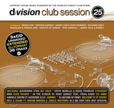 D-VISION CLUB SESSION VOL.25 - VARIOUS ARTIST (3 CD)