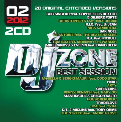 DJ ZONE BEST SESSION 02/2012 - VARIOUS ARTIST (2 CD)