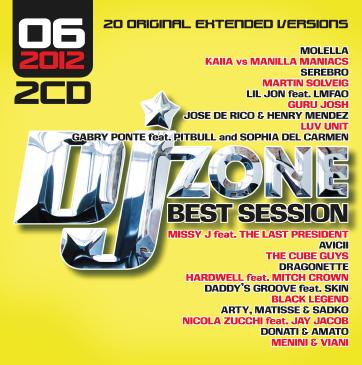 DJ ZONE BEST SESSION 06/2012 - VARIOUS ARTIST (2 CD)