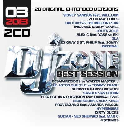 DJ ZONE BEST SESSION 03/2013 - VARIOUS ARTIST (2 CD)