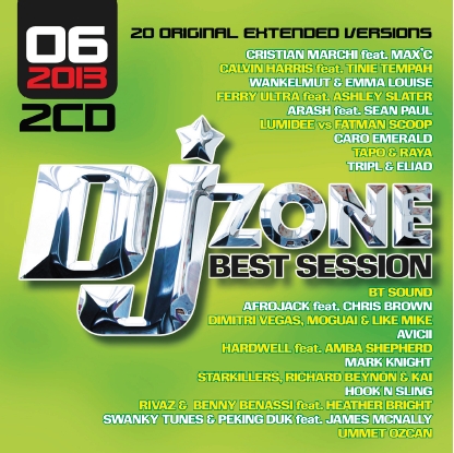 DJ ZONE BEST SESSION 06/2013 - VARIOUS ARTIST (2 CD)