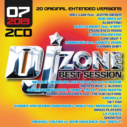 DJ ZONE BEST SESSION 07/2013 - VARIOUS ARTIST (2 CD)