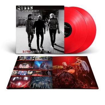 QUEEN + ADAM LAMBERT - LIVE AROUND THE WORLD (Vinyl Red Limited) (DP LP)
