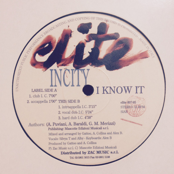 INCITY - I KNOW IT