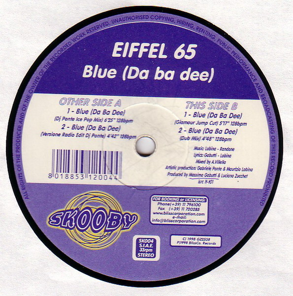 EIFFEL 65 - BLUE