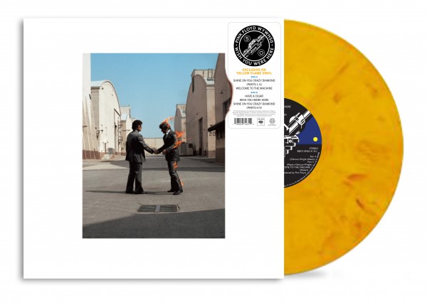 <h2>PINK FLOYD</h2><div style='margin-top:-8px;'><h2>WISH YOU WERE HERE (50TH ANNIVERSARY FLAME YELLOW) (LP)</h2></div>