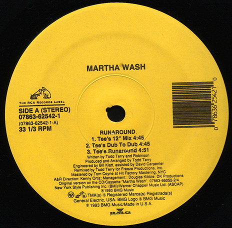 MARTHA WASH - RUNAROUND