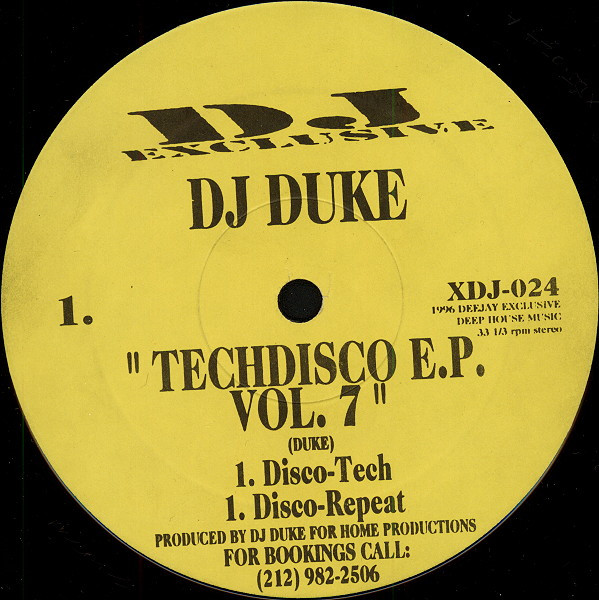 DJ DUKE - TECHDISCO E.P. VOL. 7