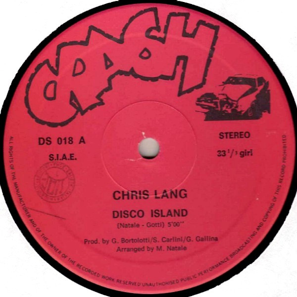 CHRIS LANG - DISCO ISLAND