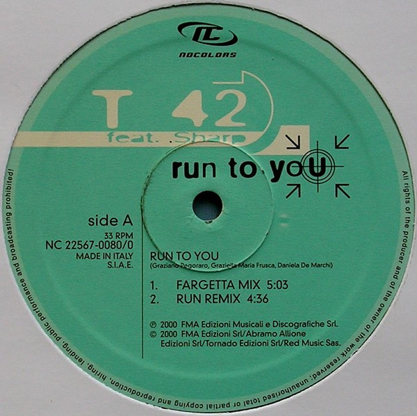 T42 FEAT. SHARP - RUN TO YOU