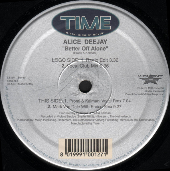 ALICE DEEJAY - BETTER OFF ALONE