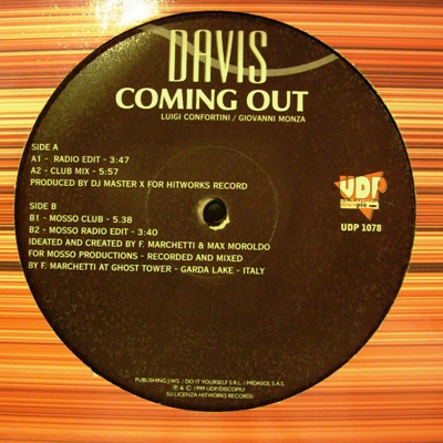 DAVIS - COMING OUT