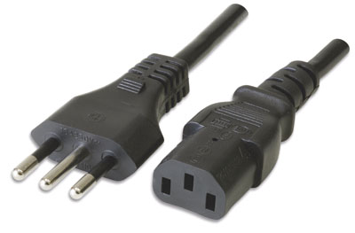 ZCABLE CAVO ALIMENTAZIONE ITA 1.8 METRI (ICOC 01-NC/I  COD. 766623313742)